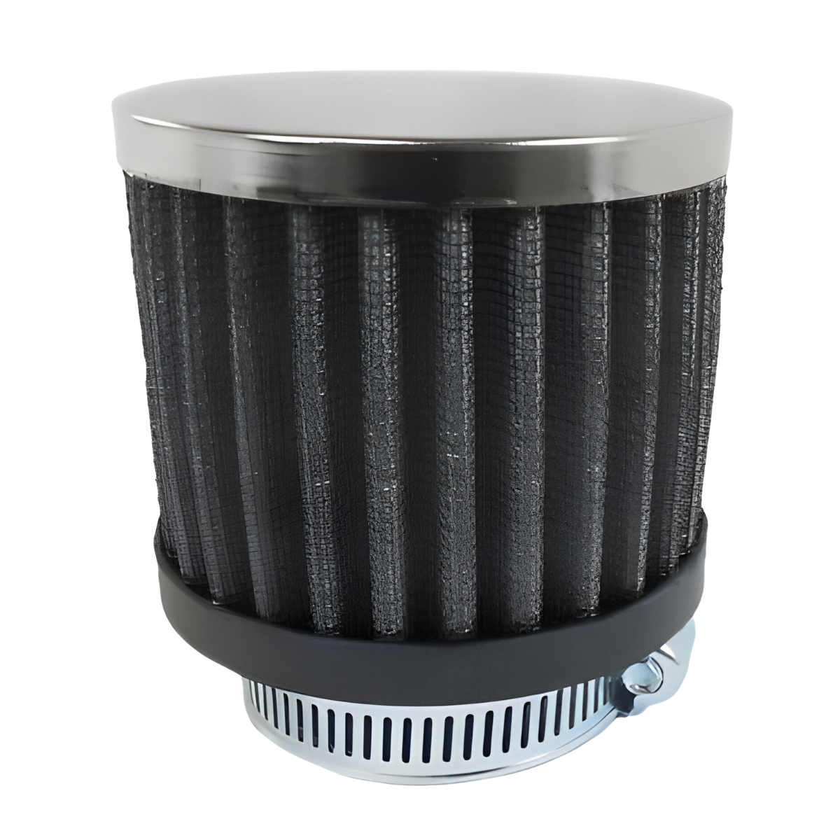 Racing Power Company R9309BK Clamp-On 3 inch Tall Filter Breather With 1 1/2 inch Id