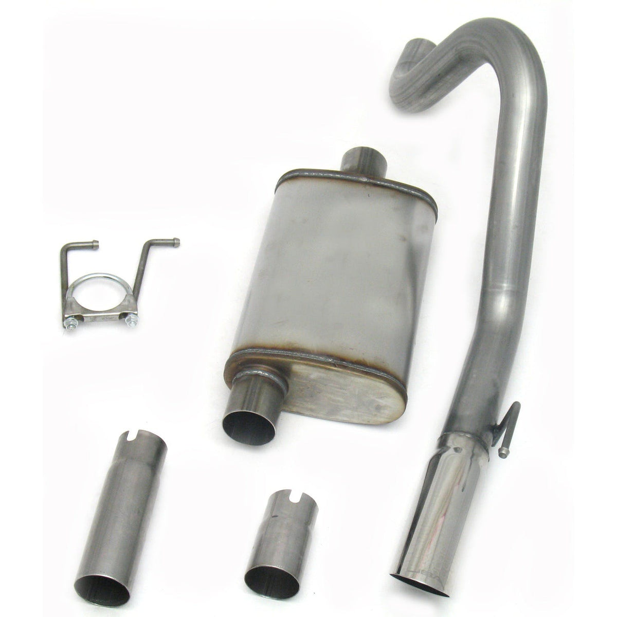 JBA Performance Exhaust 40-1502 JBA 40-1502 2.5 SS Exhaust System 91-96 Jeep Wrangler YJ