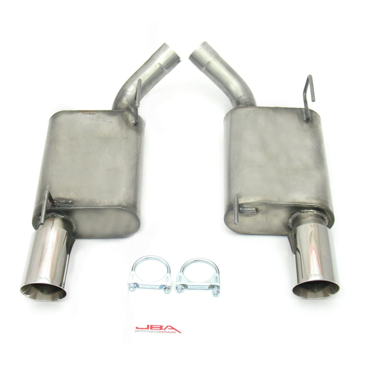 JBA Performance Exhaust 40-2629 40-2629 2.5 inch Stainless Steel Exhaust System 05-09 Mustan