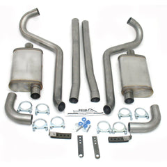 JBA Performance Exhaust 40-2650 40-2650 2.5 inch Stainless Steel Exhaust System 65-70 Mustan