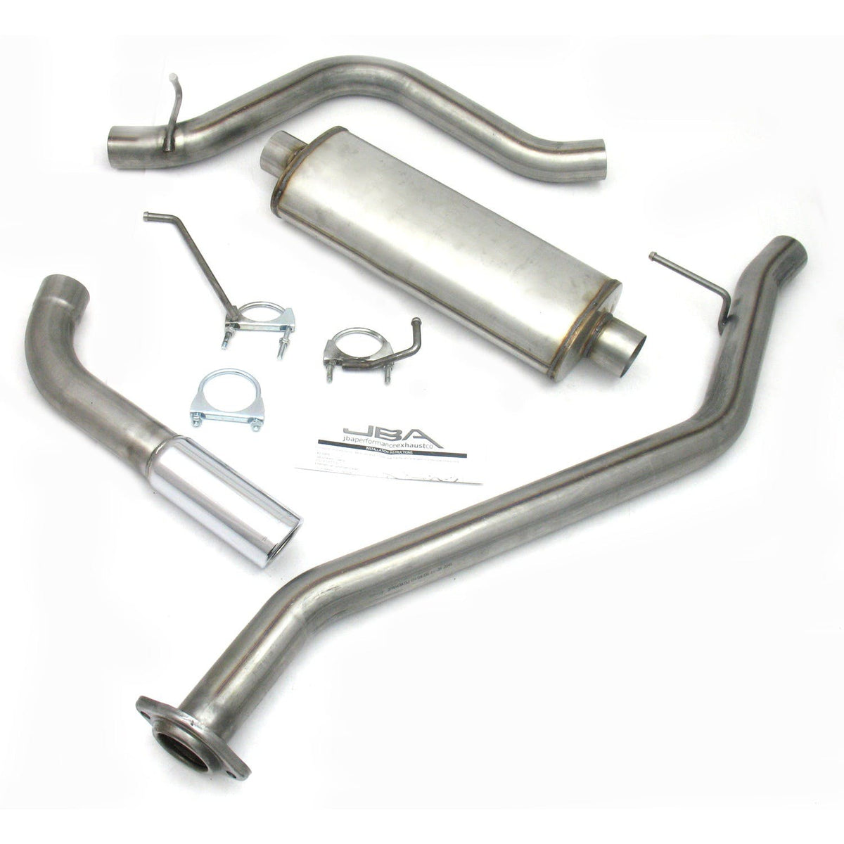 JBA Performance Exhaust 40-3009 40-3009 3 inch Stainless Steel Exhaust System 02-06 GM Silve