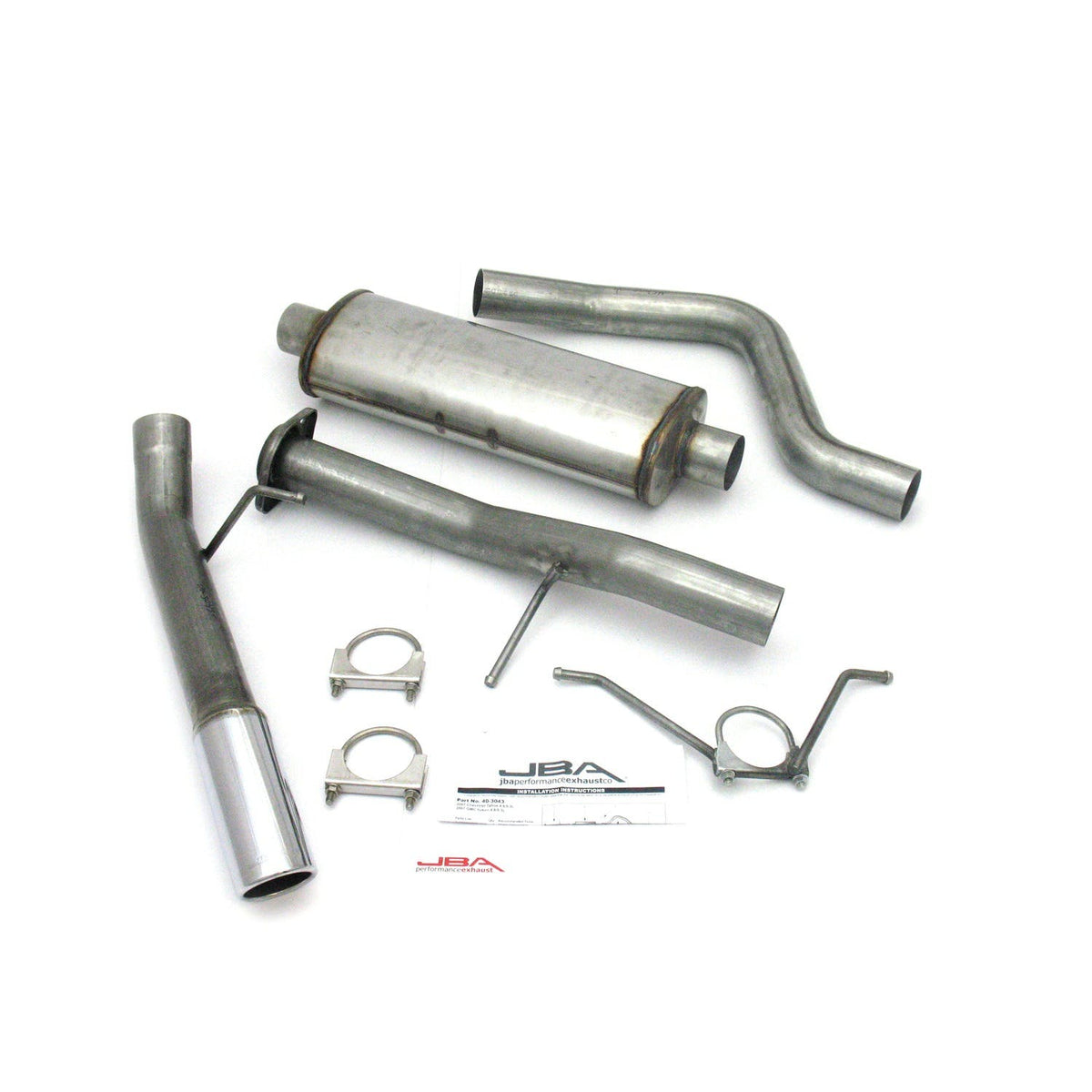 JBA Performance Exhaust 40-3043 JBA 40-3043 3 SS Exhaust System 07-08 Yukon/Tahoe 5.3L