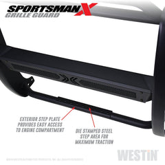 Westin Automotive 40-33825 Sportsman X Grille Guard Textured Black