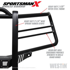Westin Automotive 40-33955 Sportsman X Grille Guard Textured Black