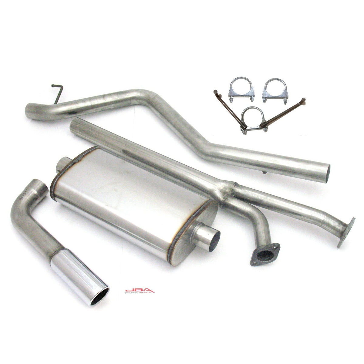 JBA Performance Exhaust 40-9003 40-9003 3 inch Stainless Steel Exhaust System 07-10 Tundra 4