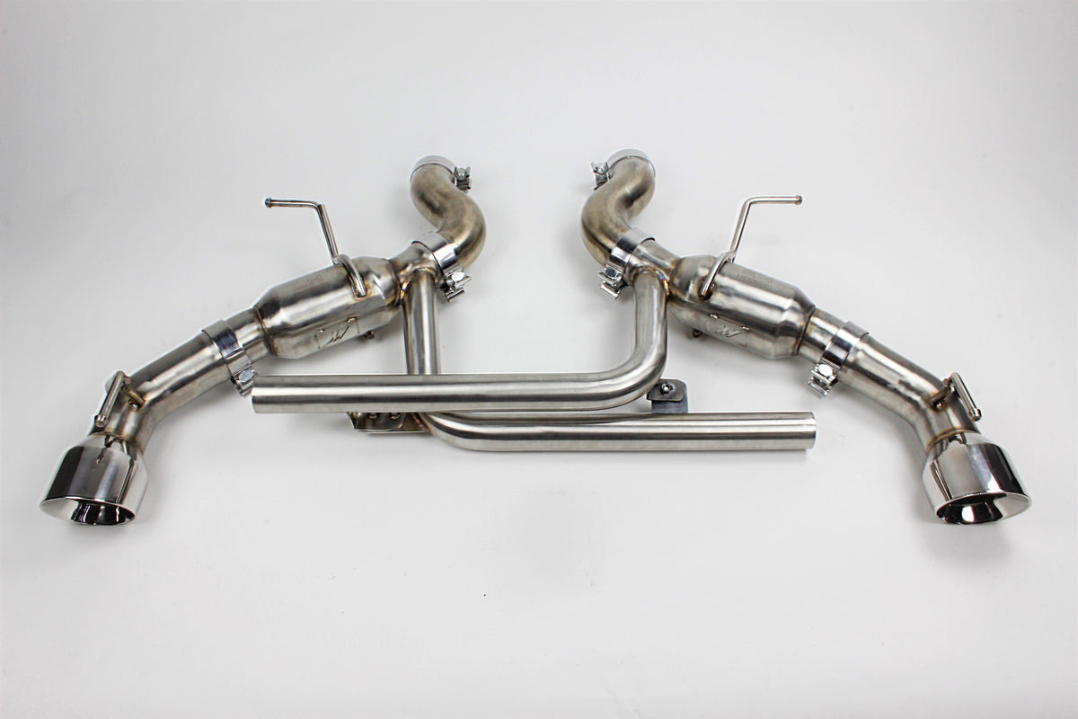 Mishimoto MMEXH-CAM8-16ADTPP Chevrolet Camaro SS Dual Tip Race Axleback Exhaust 2016-2024  MMEXH-CAM8-16ADTPP