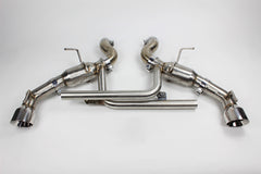 Mishimoto MMEXH-CAM8-16ADTPP Chevrolet Camaro SS Dual Tip Race Axleback Exhaust 2016-2024  MMEXH-CAM8-16ADTPP