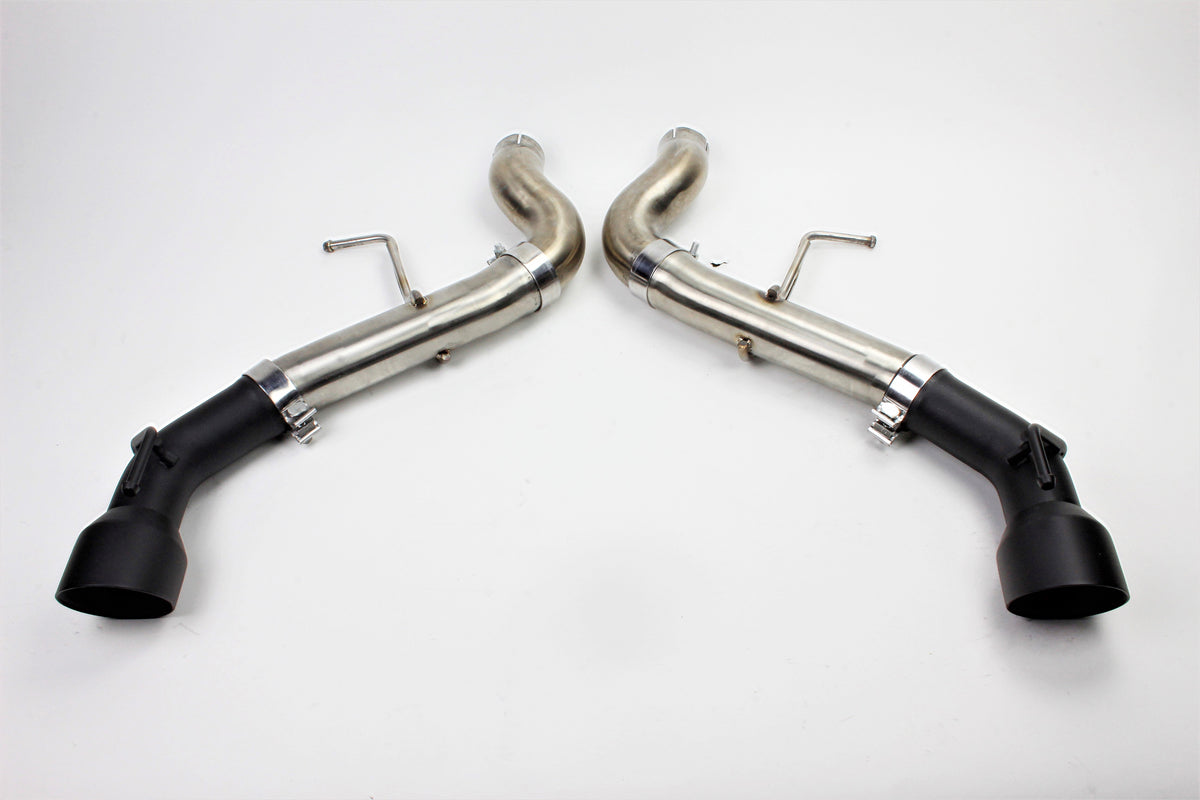 Mishimoto MMEXH-CAM8-16ADTRBK Chevrolet Camaro SS Dual-Tip Race Axle-Back Exhaust 2016-2024  MMEXH-CAM8-16ADTRBK