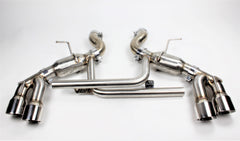 Mishimoto MMEXH-CAM8-16AQTPP Chevrolet Camaro SS Quad-Tip Pro Axle-Back Exhaust 2016-2024  MMEXH-CAM8-16AQTPP