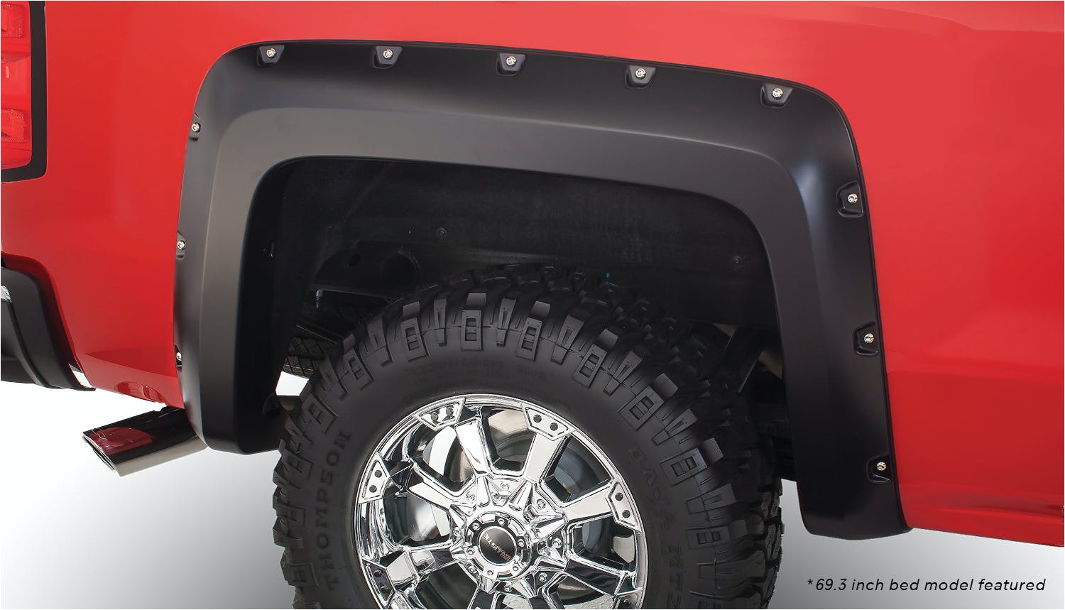 Bushwacker 40116-02 Pocket Style Fender Flares, 2pc