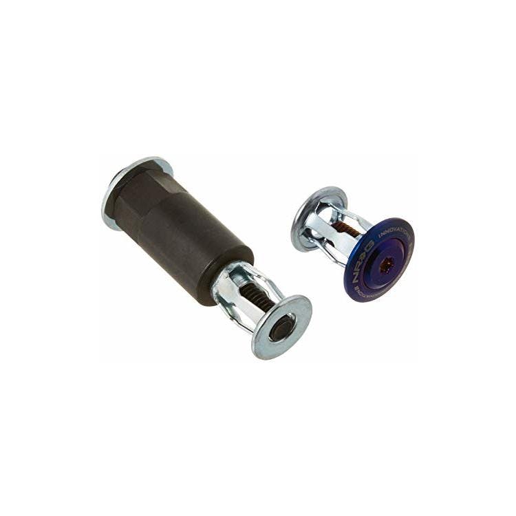 NRG Innovations Fender Washer Kit Titanium Series M6 Size (Fits 10mm Bolts) - Rivets for Plastic FW-200TT