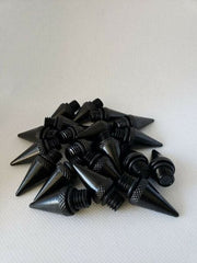 NRG Innovations Spike Screw Cap Accessory for Lug Nuts (Black) FW-S700BK