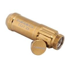 NRG Innovations 710 Series Steel Lug Nuts - Chrome Gold LN-LS710CG-21