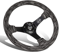 NRG Innovations Reinforced Steering Wheel RST-036MB-SA-H