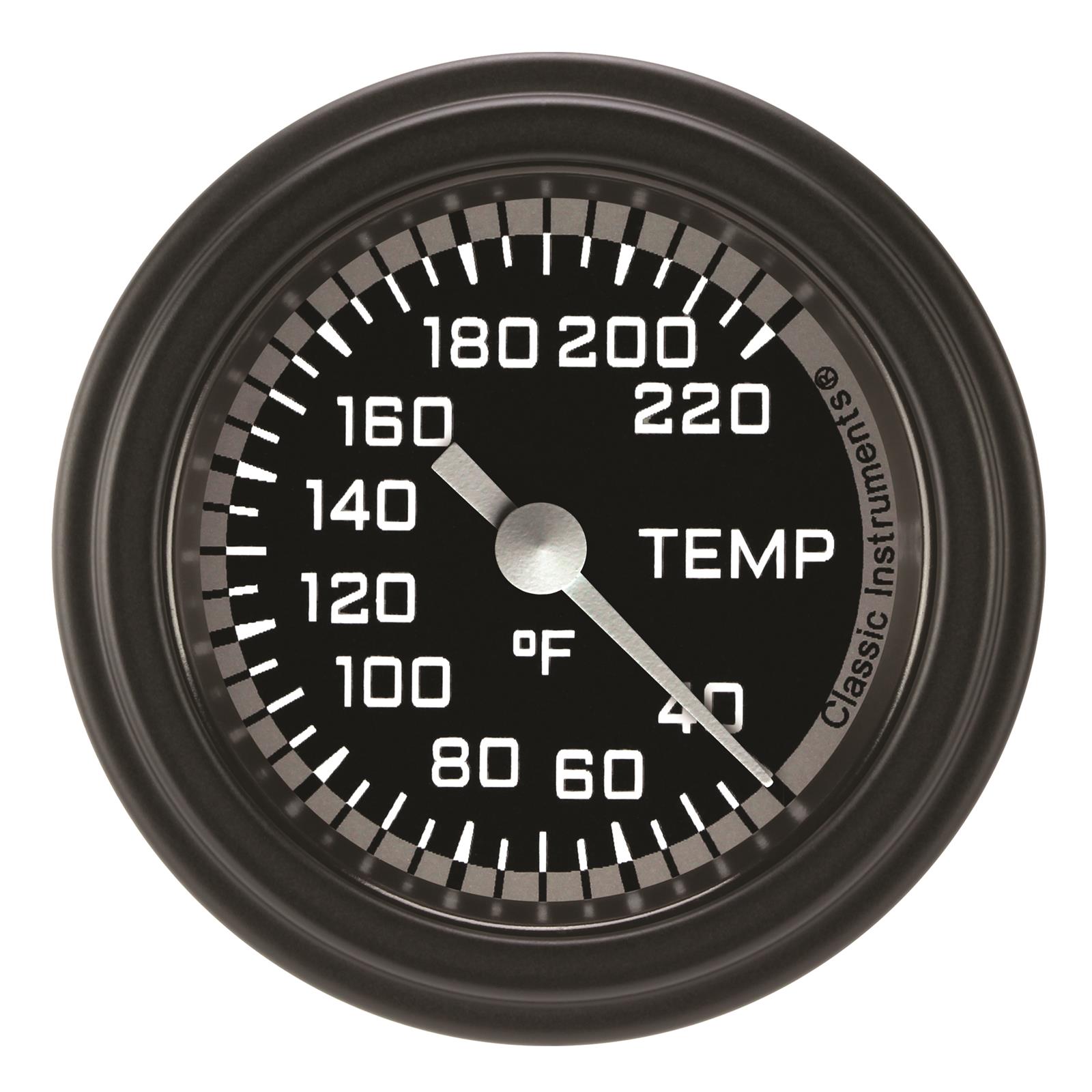 Classic Instruments Engine Coolant Temperature Gauge AX129GBLF