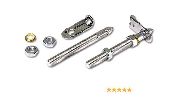 Moroso 39010 Quick-Release Hood Pin Set (3/8 Diameter, 2pk)