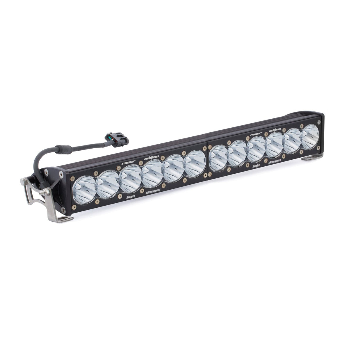 Baja Designs 412002 20 Inch LED Light Bar Single Straight High Speed Spot Pattern Racer Edition OnX6