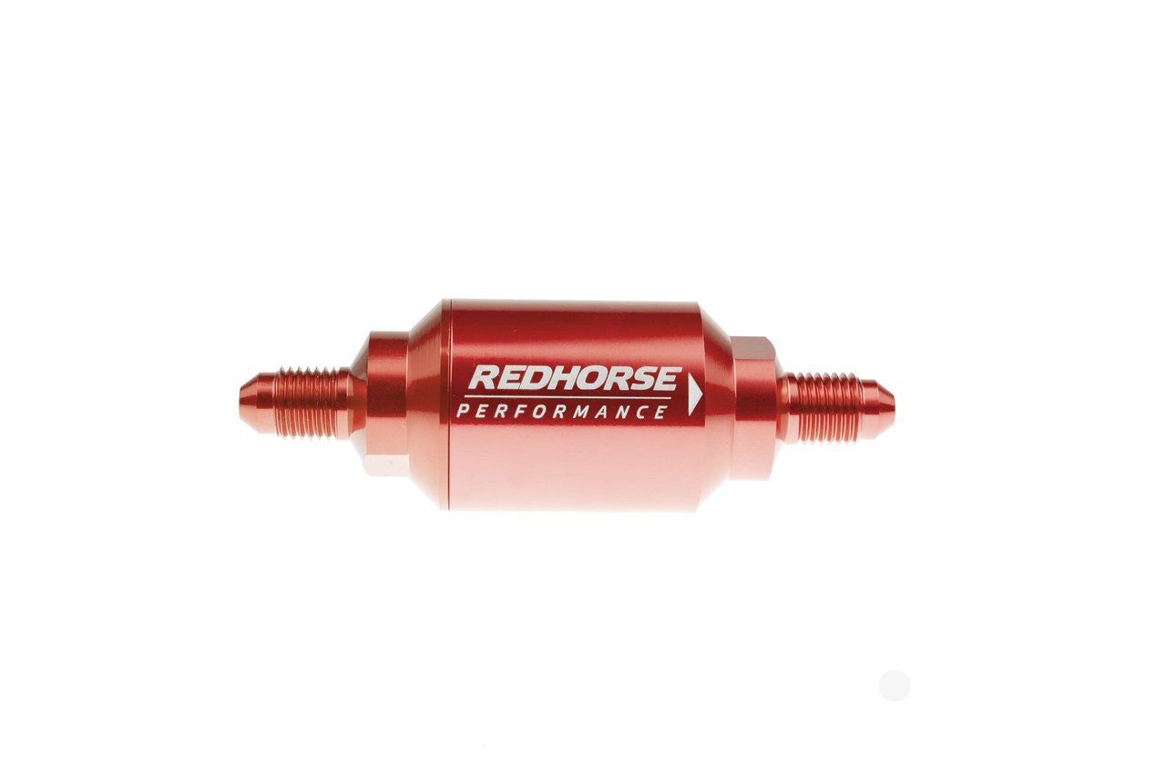 Redhorse Performance 4152-04-3 -04 inlet -04 outlet AN One Way Check Valve - red