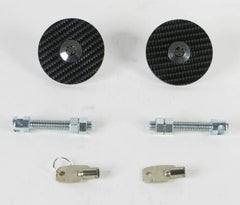 NRG Innovations Carbon Fiber Overlay Hood Pins CHL-100