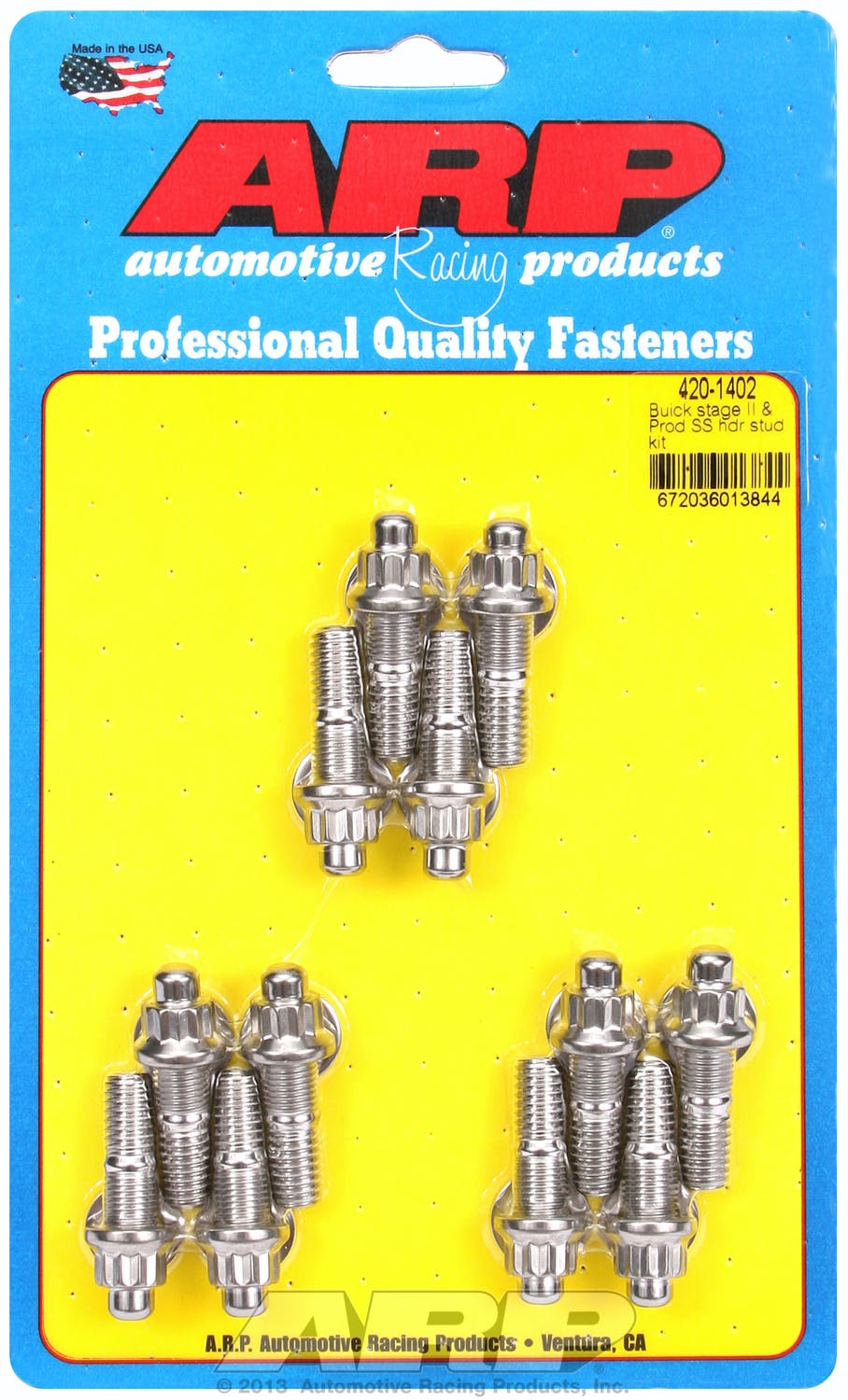 ARP 420-1402 Stainless Steel header stud kit