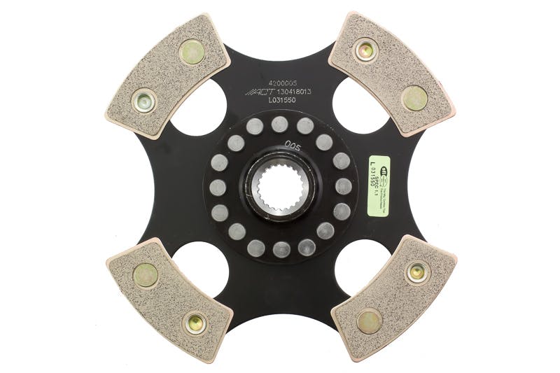 Advanced Clutch Technology 4200005 4 Pad Rigid Race Disc