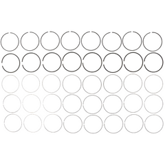 MAHLE RING SET, MOLY 42108CP