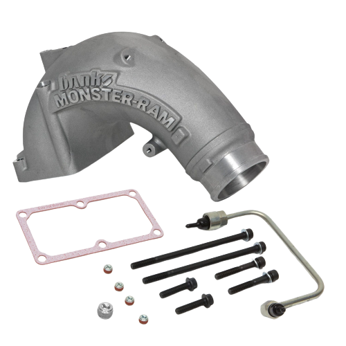 Banks Power 42788 Monster-Ram Intake Elbow Kit with Fuel Line, 3.5 inch Natural