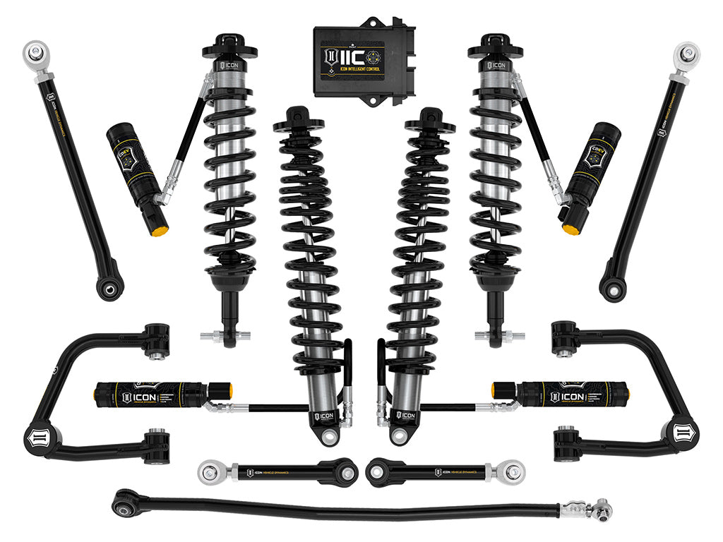 ICON Vehicle Dynamics K40008TX Non-Sasq 3-4 inch Lift Stage 8 Suspension System Tubular Heavy Rate