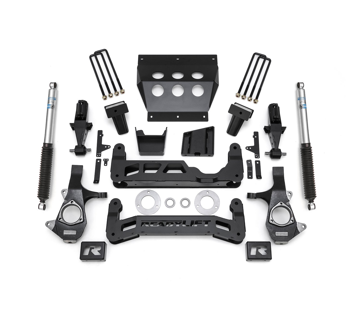 ReadyLift 44-3470 2014-2018 7'' Big Lift Kit for Aluminum OE Upper Control Arms with Bilstein Shocks