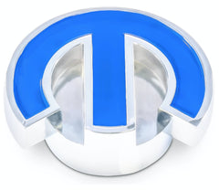 PROFORM 440-337 Mopar Deluxe Air Cleaner Center Nut; Chrome W/ Blue Emblem