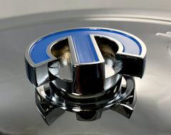 PROFORM 440-337 Mopar Deluxe Air Cleaner Center Nut; Chrome W/ Blue Emblem