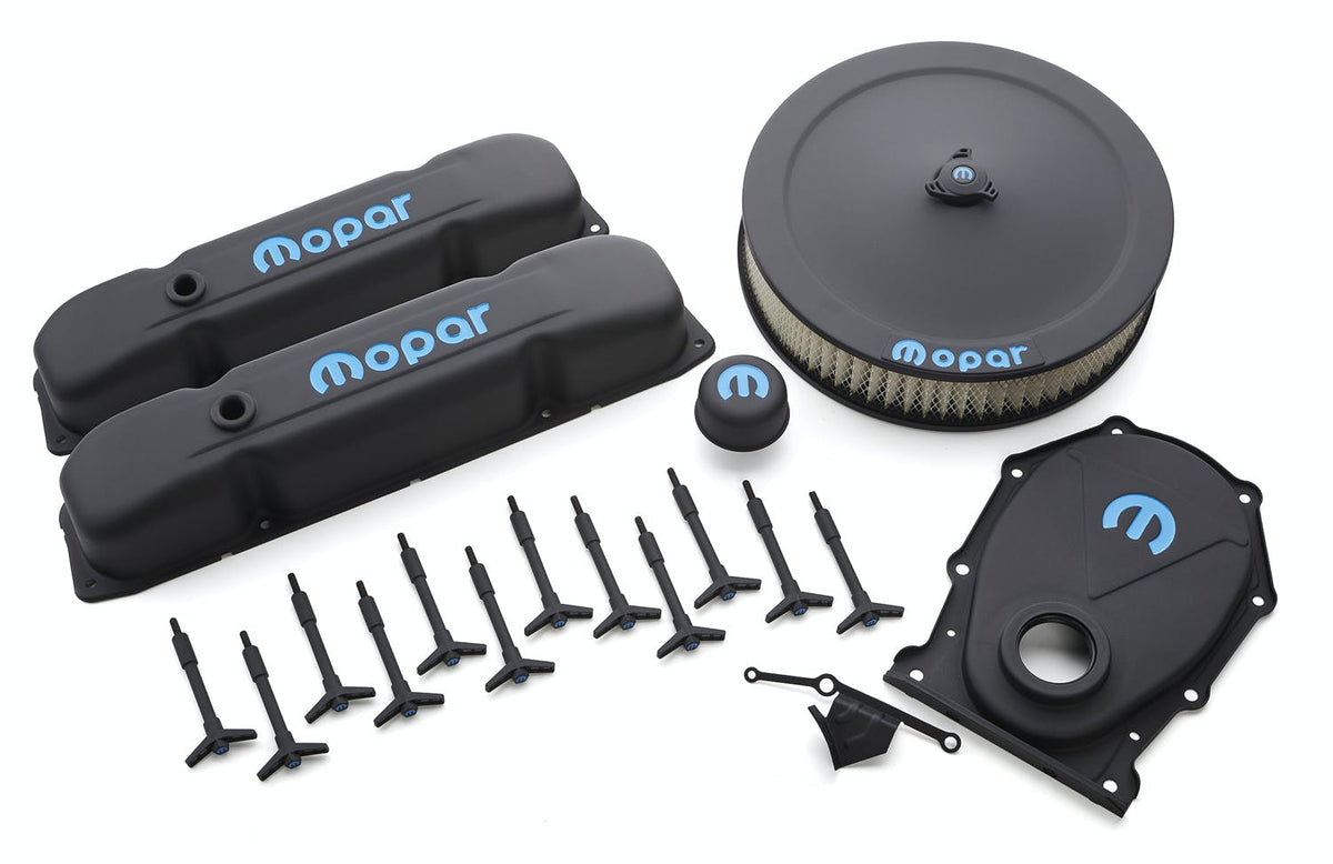 PROFORM 440-812 MOPAR Engine Dress-Up Kit Chrysler Big Block B/RB Engines Black Crinkle