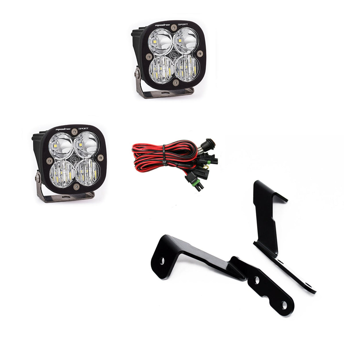 Baja Designs 447575 A-Pillar Kit Squadron Sport Lights