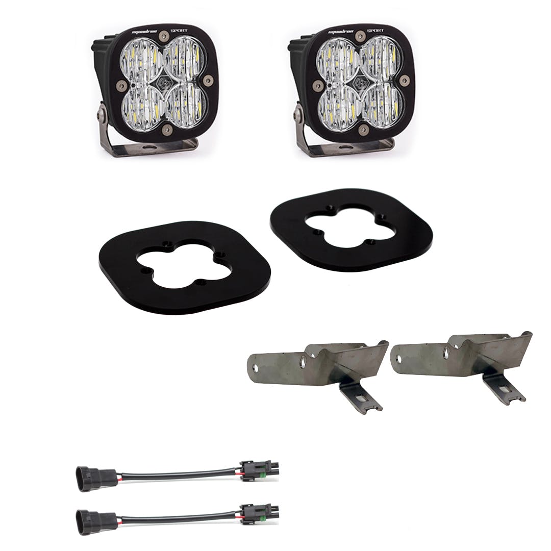 Baja Designs 447631 Super Duty Fog Lights Squadron Pro Super Duty Fog Pocket Kit