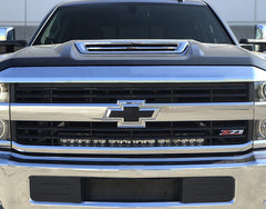 Baja Designs 447769 Silverado 2500/3500 (17) Onx6 30 Inch Arc Grille Kit Baja Designs