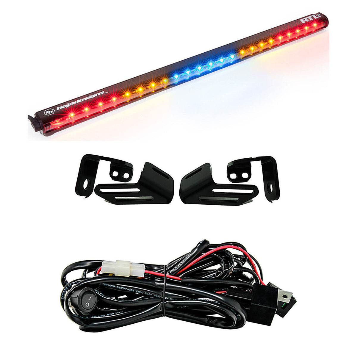 Baja Designs 447834 RTL 30 inch Rear Tail Light Kit 18 Wildcat XX Blue No Turn Signal Baja Designs