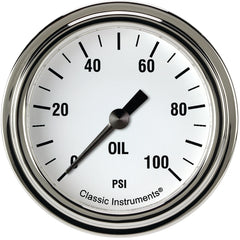 Classic Instruments Engine Oil Pressure Gauge WH381SLF