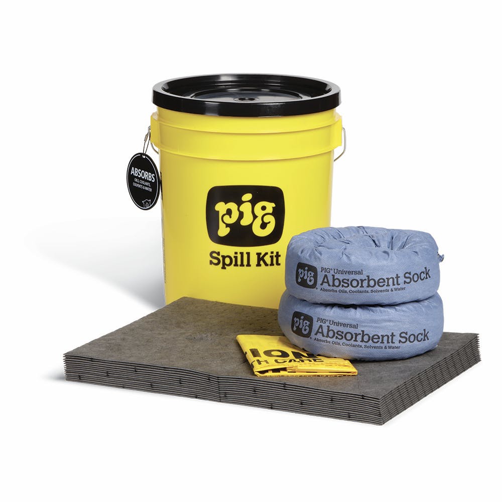 New Pig Corporation 45301 PIG Universal Spill Kit in 5-Gal Container