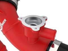 aFe POWER Hot Charge Pipe BladeRunner 2-1/2 IN Aluminum Hot Charge Pipe Red S 46-20718-R