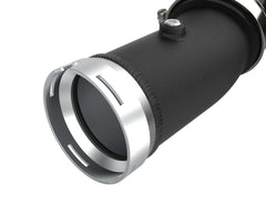 aFe POWER Hot Charge Pipe BladeRunner 2-1/2 IN Aluminum Hot Charge Pipe Black 46-20728-B