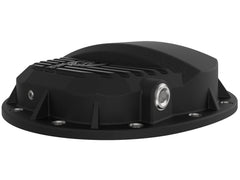 AFE 46-71140B Pro Series Dana 30 Front Differential Cover Black w/ Machined Fins