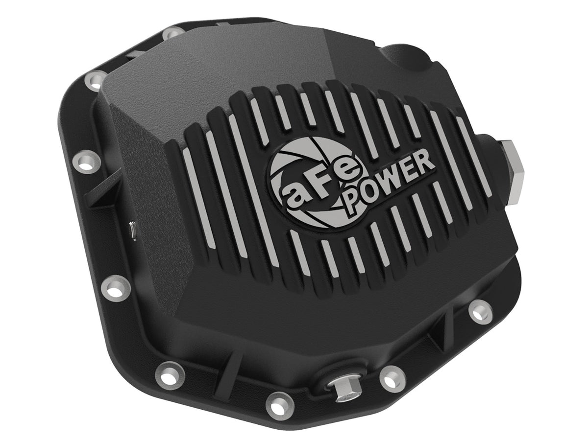 AFE 46-71170B Pro Series Rear Differential Cover Black w/ Machined Fins (Dana M220)