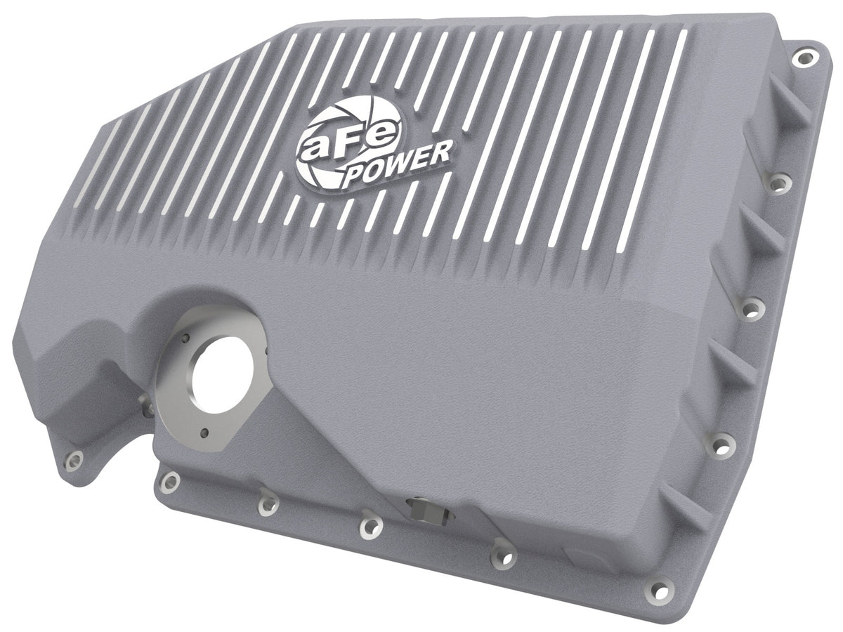 AFE 46-71210A aFe POWER Street Series Engine Oil Pan Raw w/ Machined Fins