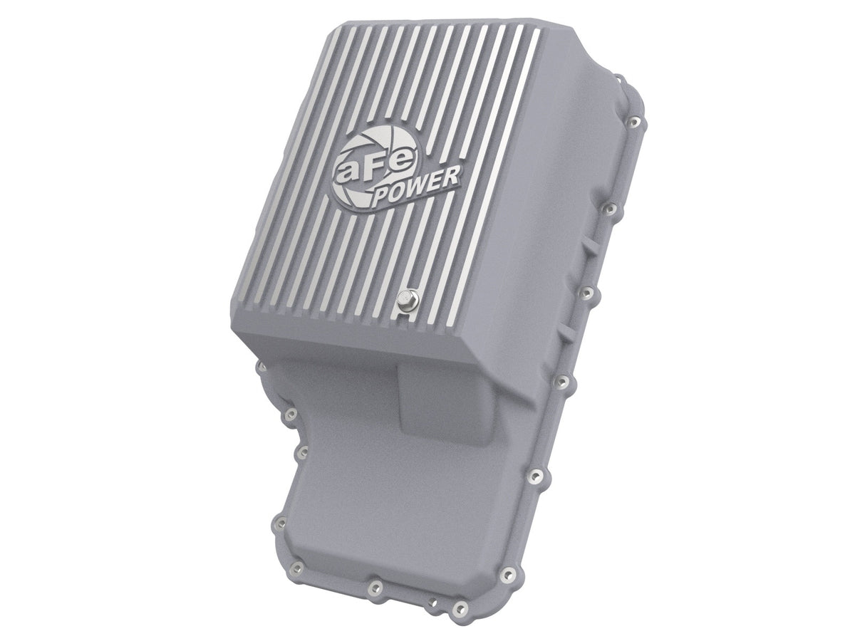 AFE 46-71220A aFe POWER Street Series Transmission Pan Raw w/ Machined Fins