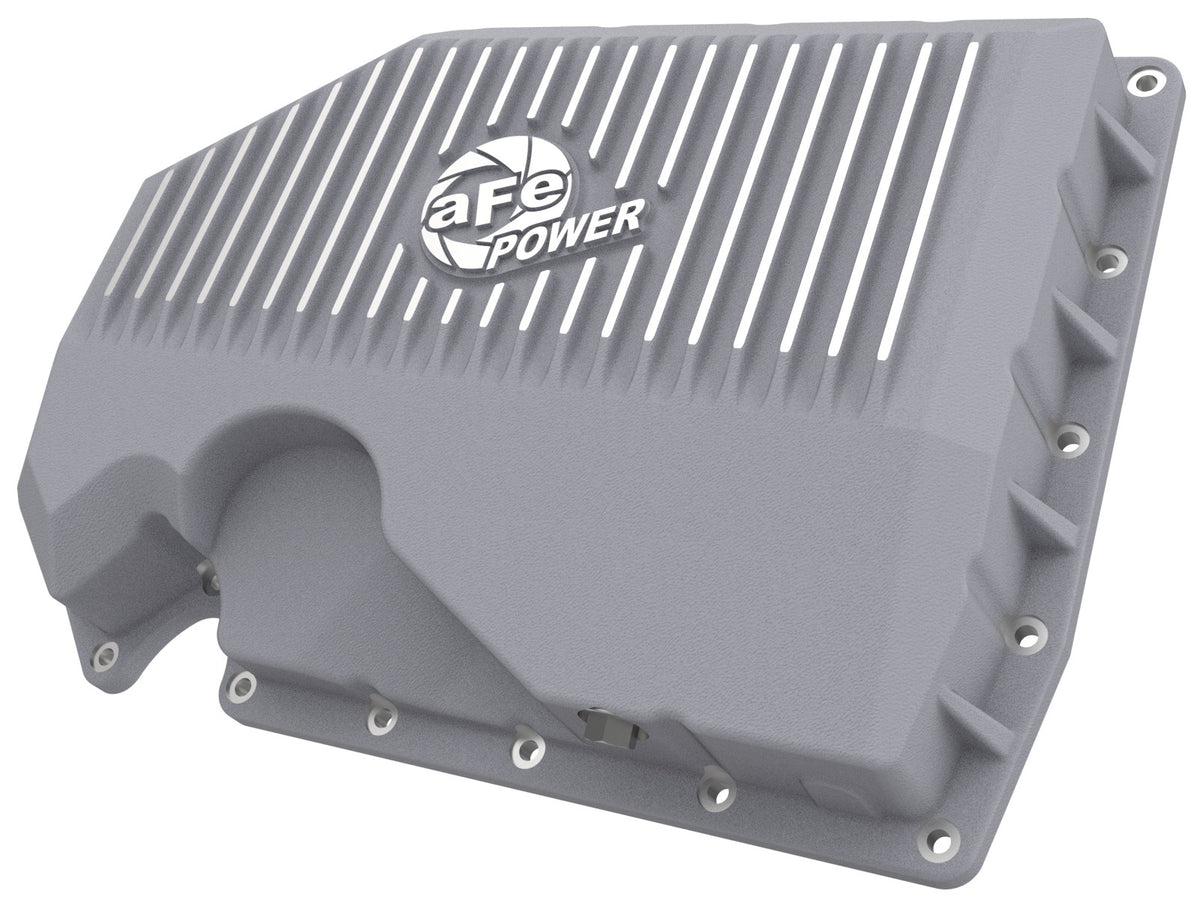 AFE 46-71240A aFe POWER Street Series Engine Oil Pan Raw w/ Machined Fins