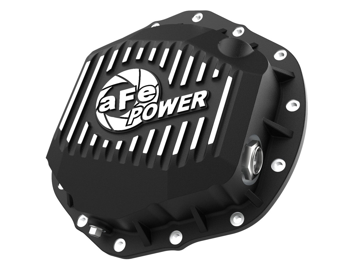 AFE 46-71260B Pro Series Rear Differential Cover Black w/ Machined Fins