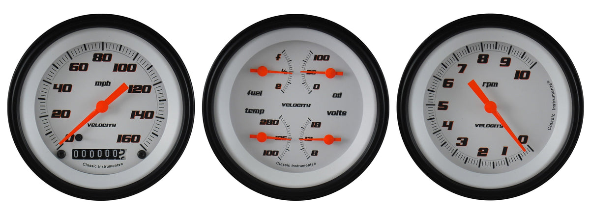 Classic Instruments Gauge Set VS03WBLF