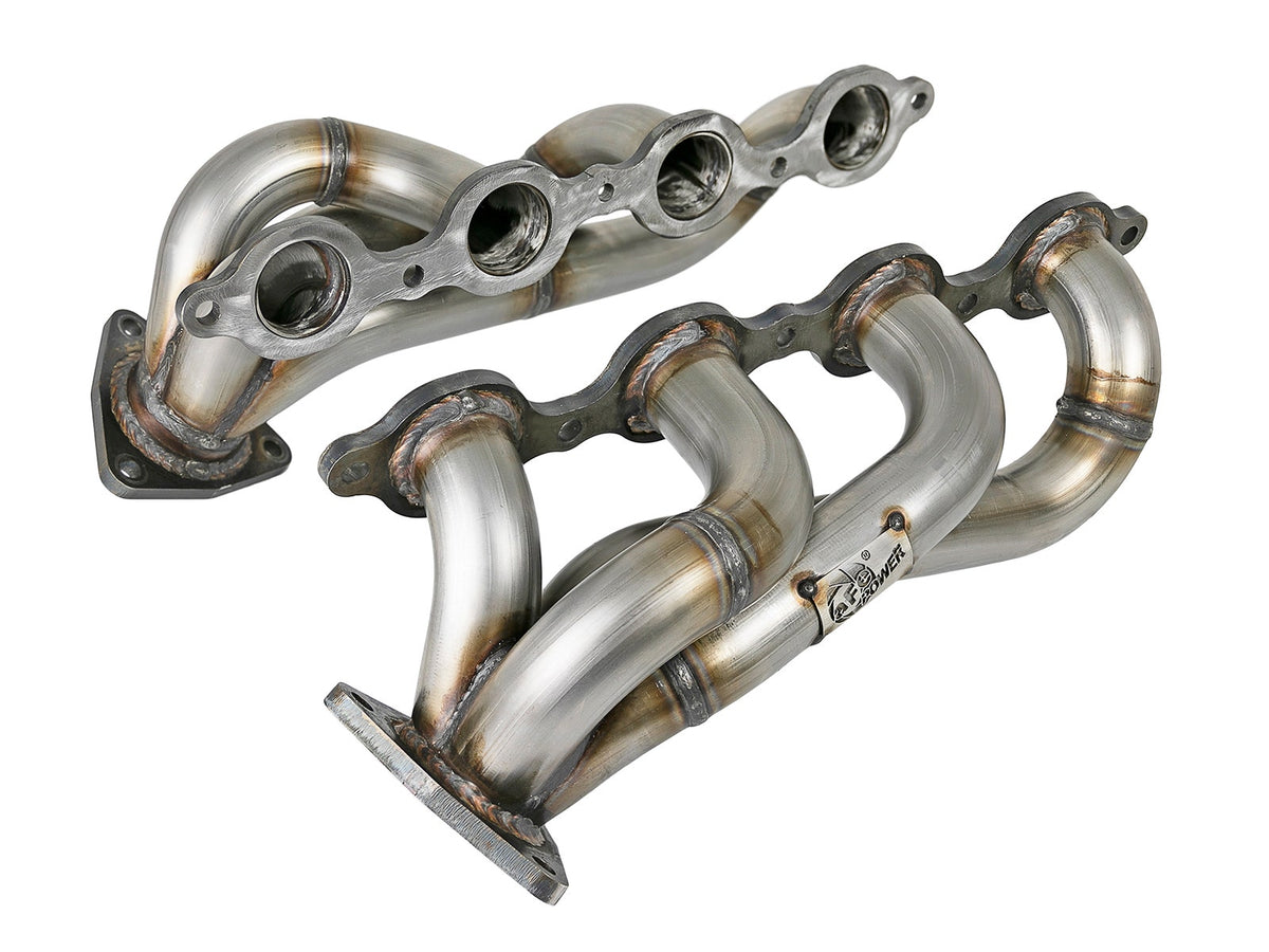 AFE 48-34134 Twisted Steel 1-3/4 IN 304 Stainless Steel Shorty Headers