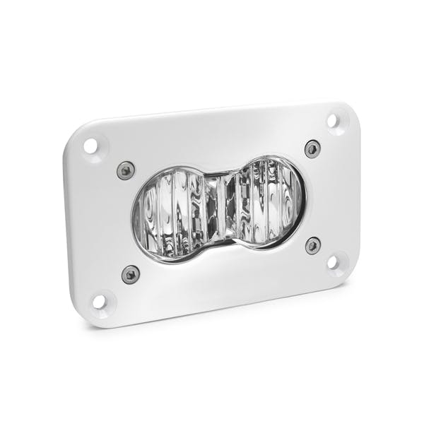 Baja Designs 481005WT LED Work Light Flush Mount Clear Lens Wide Cornering Pattern White S2 Pro
