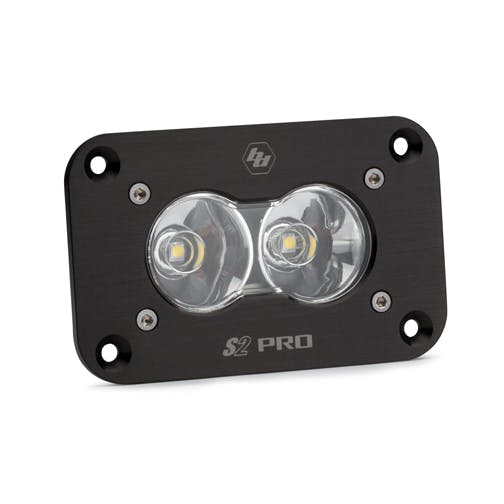 Baja Designs 481006 LED Work Light Flush Mount Clear Lens Work/Scene Pattern S2 Pro
